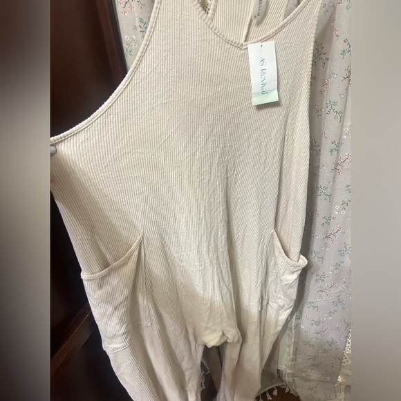 AS Revival Hang Tough Ribbed Jumpsuit Seashell XXL NWT - Picture 3 of 4